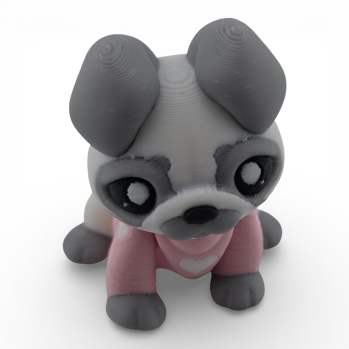 Bulldog Articulated 3D Printed Figurine Collectible