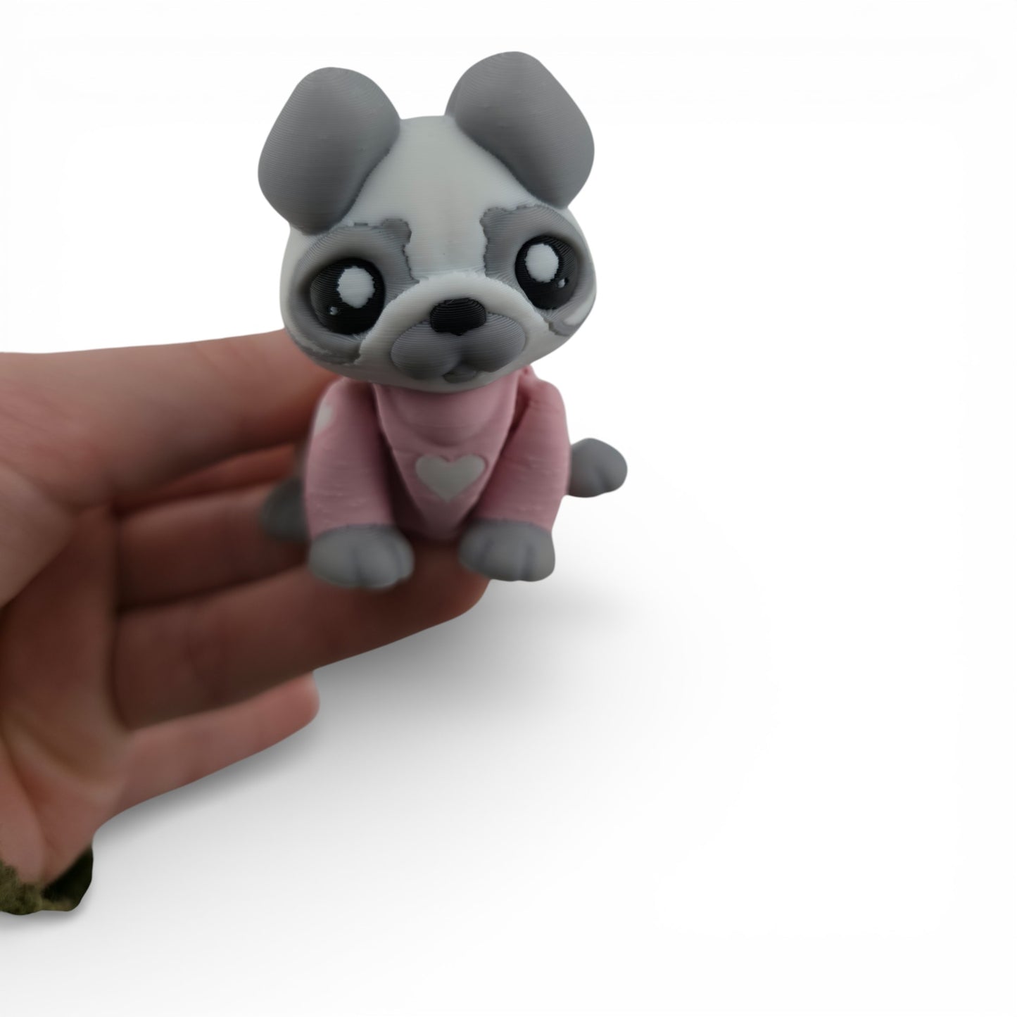 Bulldog Articulated 3D Printed Figurine Collectible
