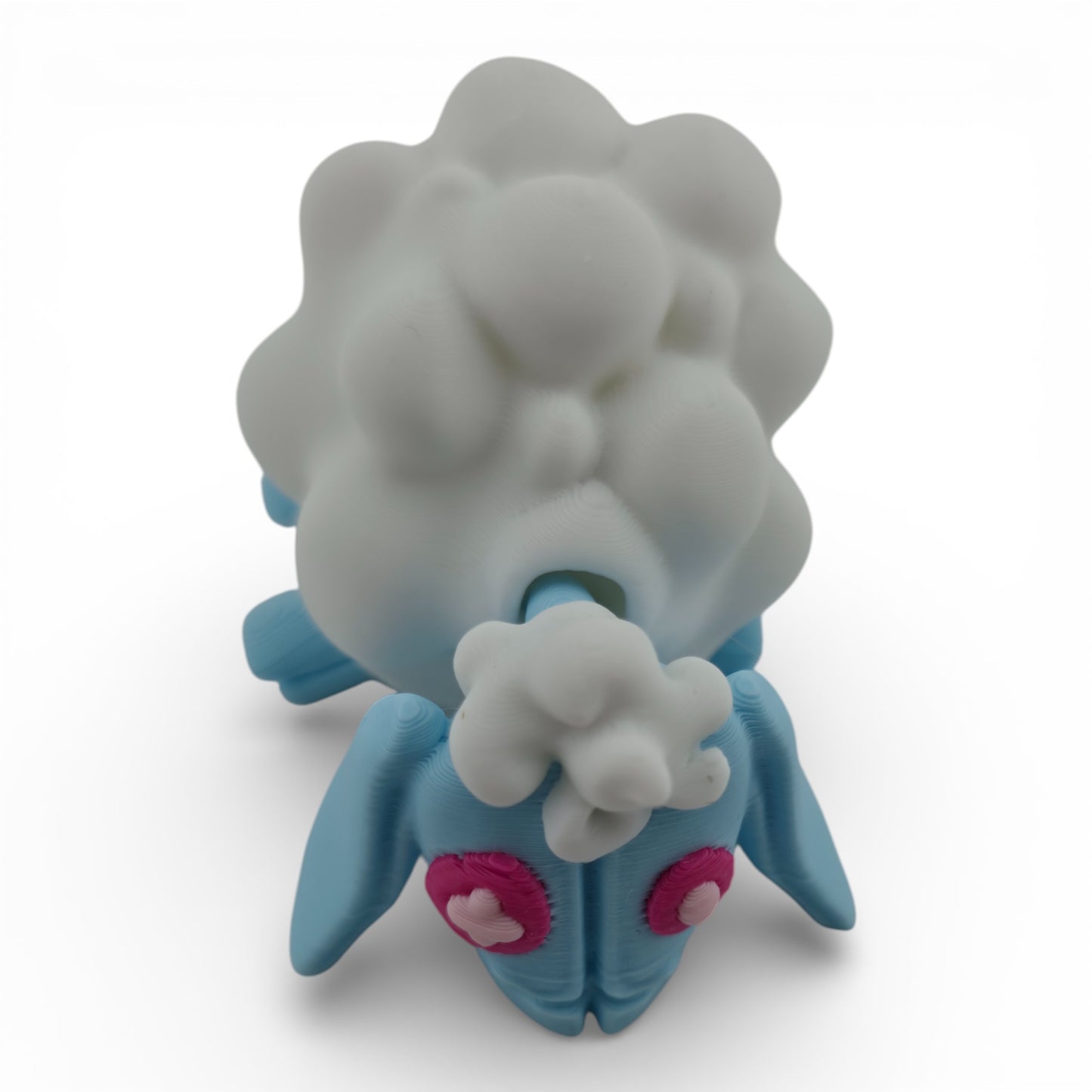 Twisty 3D Doll Figurine with 3 Sheep Articulated 3D Printed Fantasy Figurine Inspired Collectible