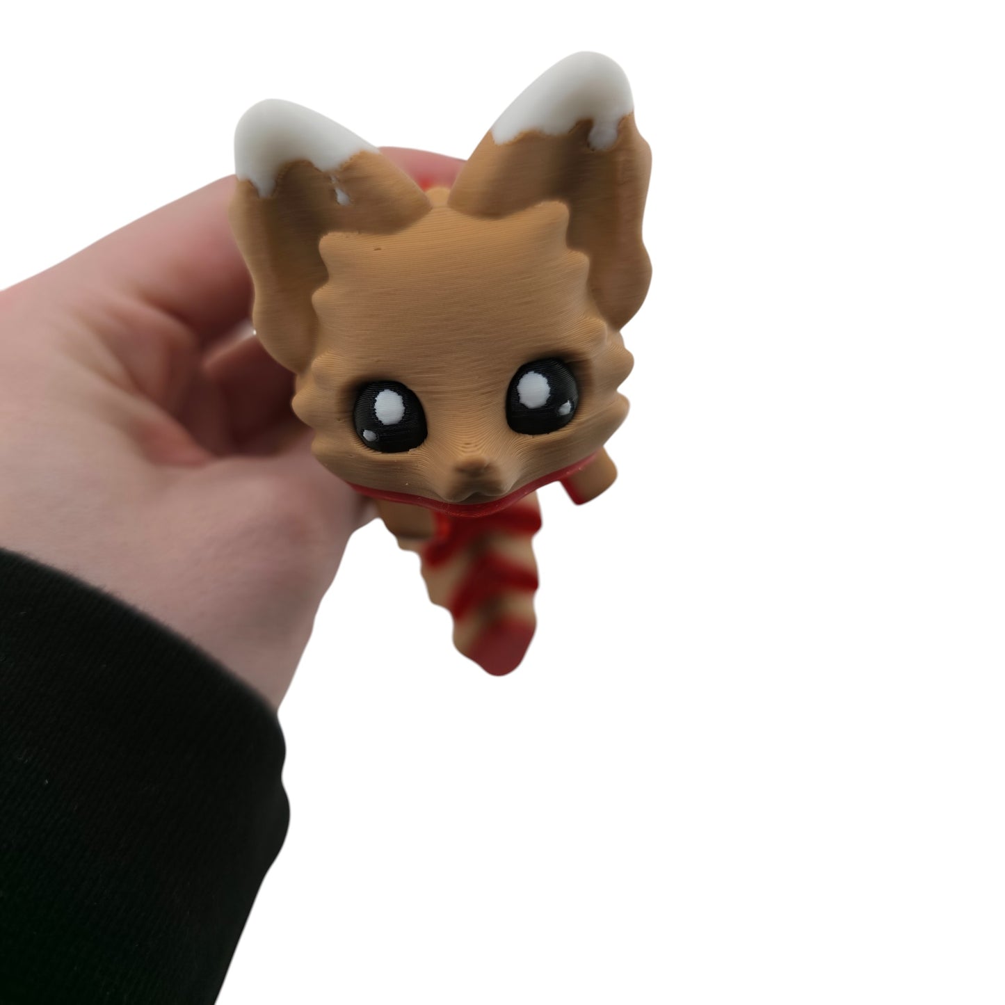 Strawberry Shortcake Fox – 7.5" Articulated 3D Printed Fantasy Figurine | Sweet Dessert-Inspired Collectible