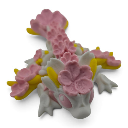 Sakura Tiny Dragon - 6" 3D Printed Collectible