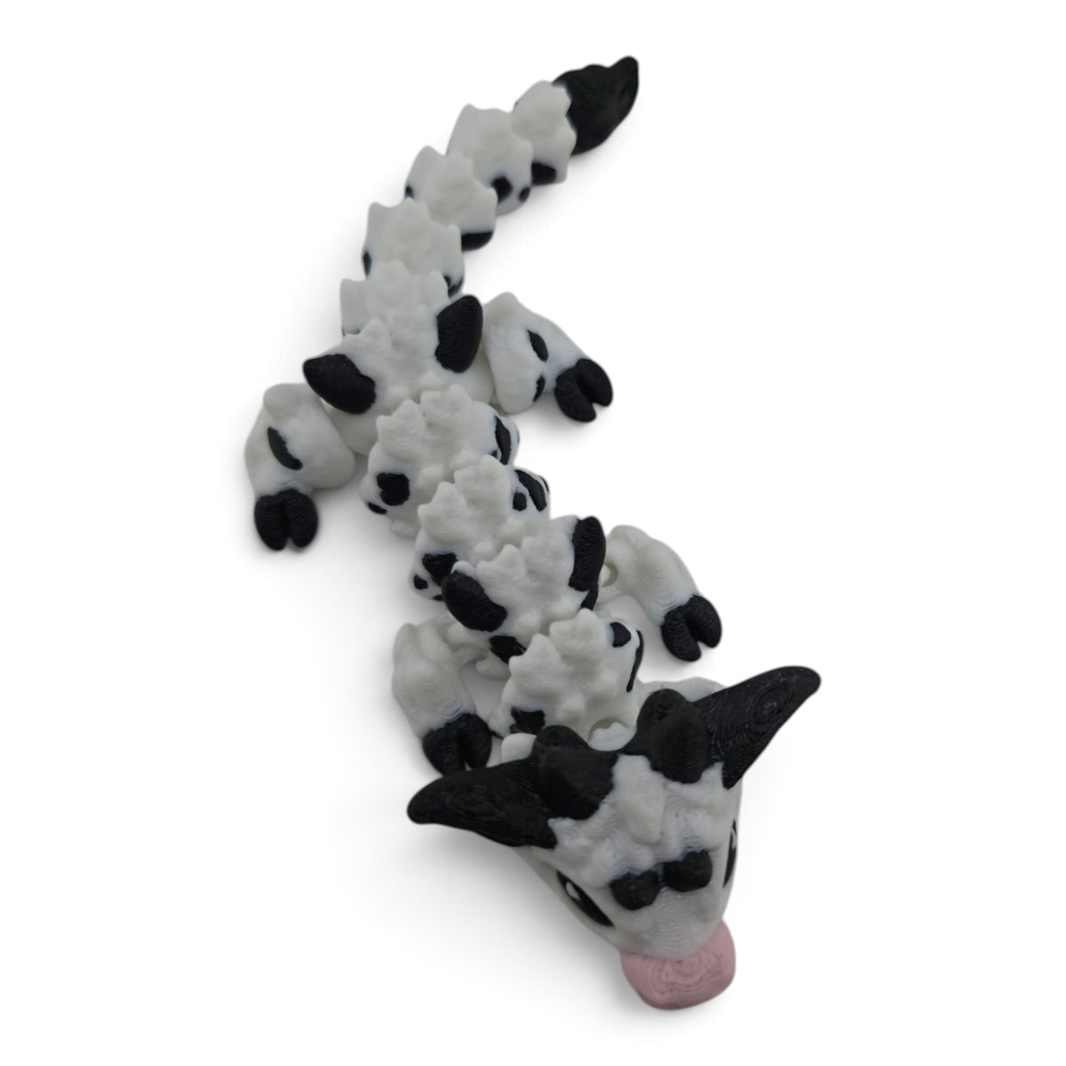 Baby Cow Dragon – 6" Articulated Fantasy Collectible | 3D Printed Mechanical-Inspired Desk & Shelf Decor