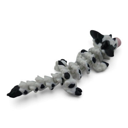 Baby Cow Dragon – 6" Articulated Fantasy Collectible | 3D Printed Mechanical-Inspired Desk & Shelf Decor