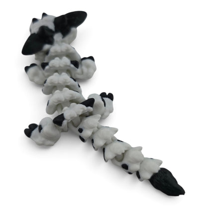 Baby Cow Dragon – 6" Articulated Fantasy Collectible | 3D Printed Mechanical-Inspired Desk & Shelf Decor