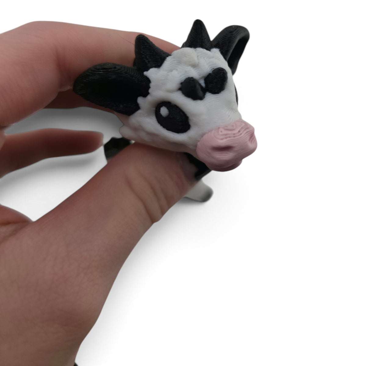 Baby Cow Dragon – 6" Articulated Fantasy Collectible | 3D Printed Mechanical-Inspired Desk & Shelf Decor