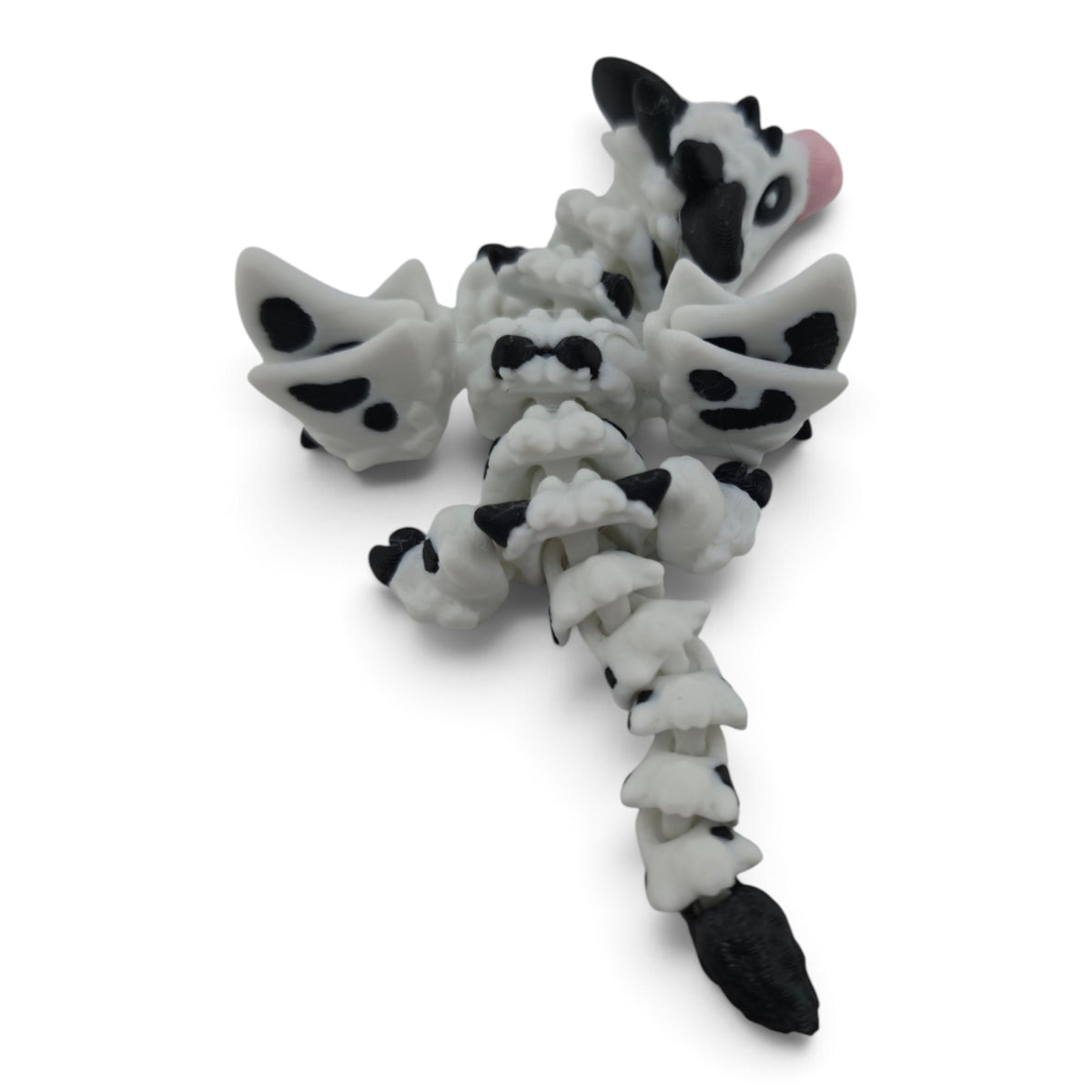 Baby Cow Dragon – 6" Articulated Fantasy Collectible | 3D Printed Mechanical-Inspired Desk & Shelf Decor