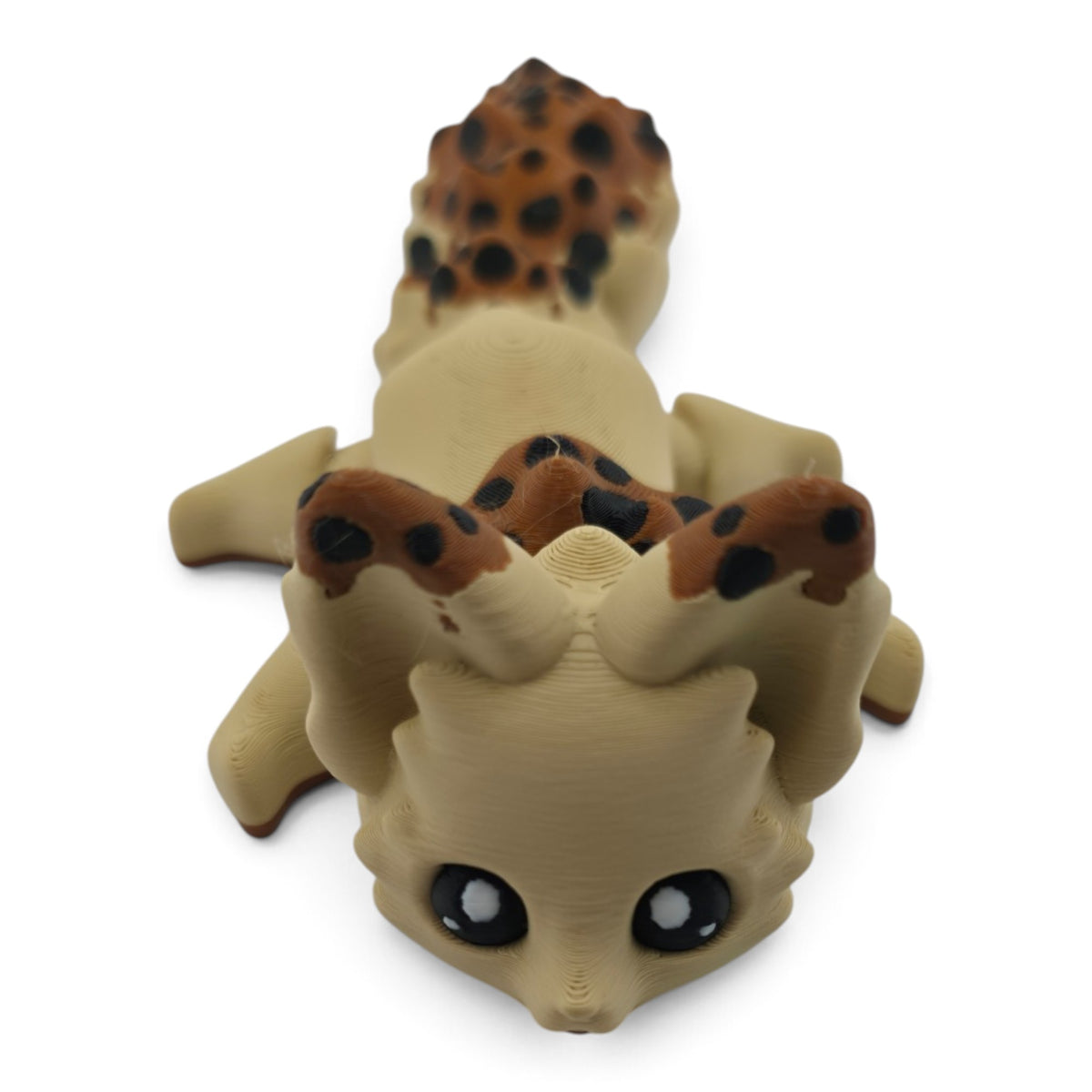 Brown Boba Fox – 7.5" Articulated Fantasy Collectible | 3D Printed Boba-Themed Desk & Shelf Decor