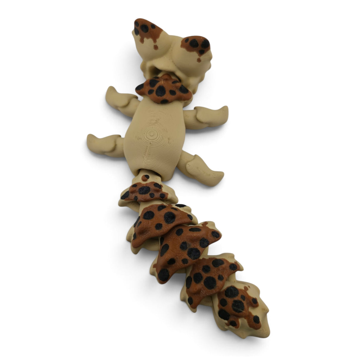 Brown Boba Fox – 7.5" Articulated Fantasy Collectible | 3D Printed Boba-Themed Desk & Shelf Decor