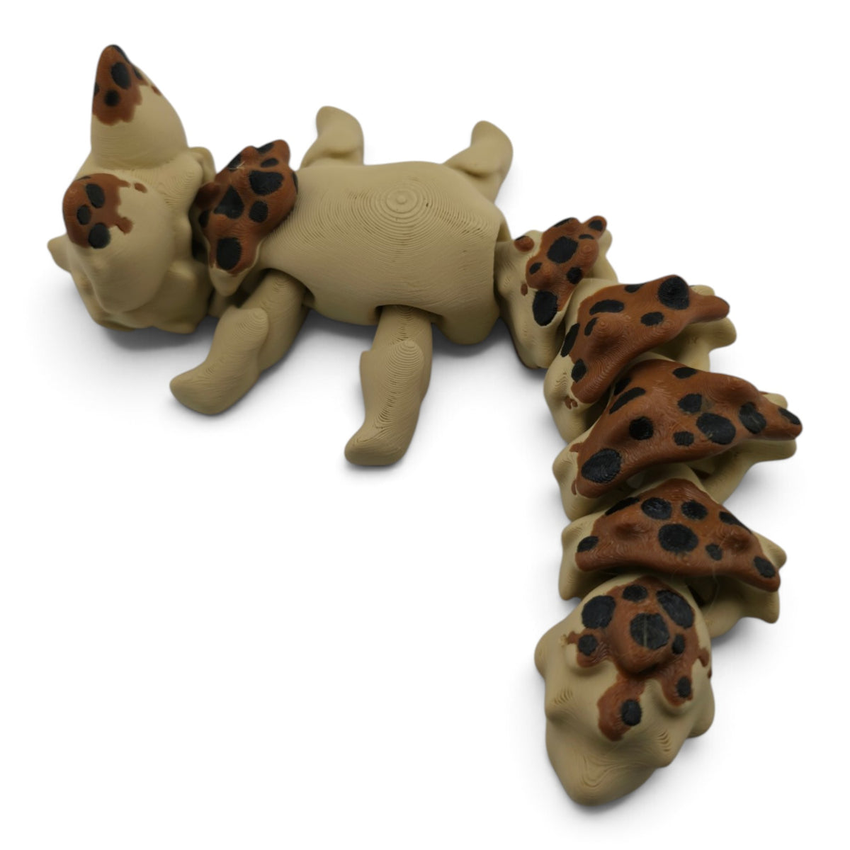 Brown Boba Fox – 7.5" Articulated Fantasy Collectible | 3D Printed Boba-Themed Desk & Shelf Decor