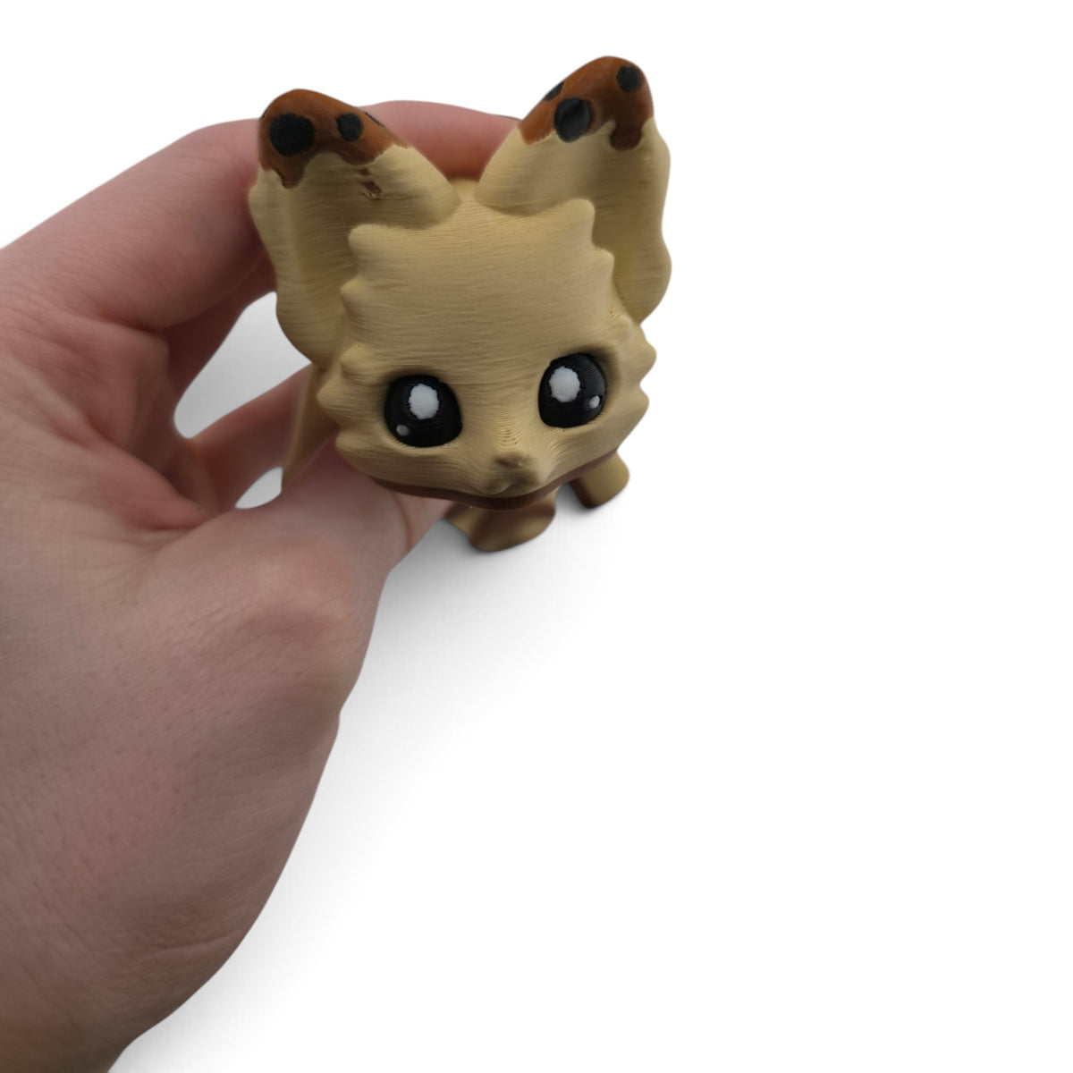 Brown Boba Fox – 7.5" Articulated Fantasy Collectible | 3D Printed Boba-Themed Desk & Shelf Decor