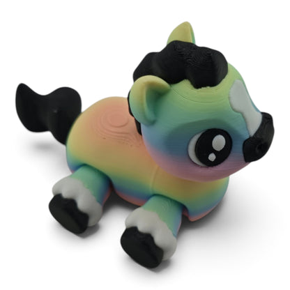 Horse – Articulated 3D Printed Animal Collectible | Flexible Desk & Shelf Decor
