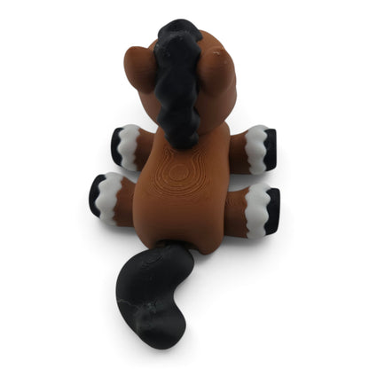 Horse – Articulated 3D Printed Animal Collectible | Flexible Desk & Shelf Decor