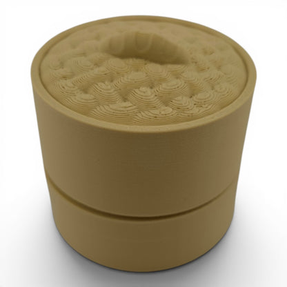 Dumpling Container Clicker – 3D Printed Mechanical Click Sensory Pad for Desk, Stress Relief, Anxiety, ADHD