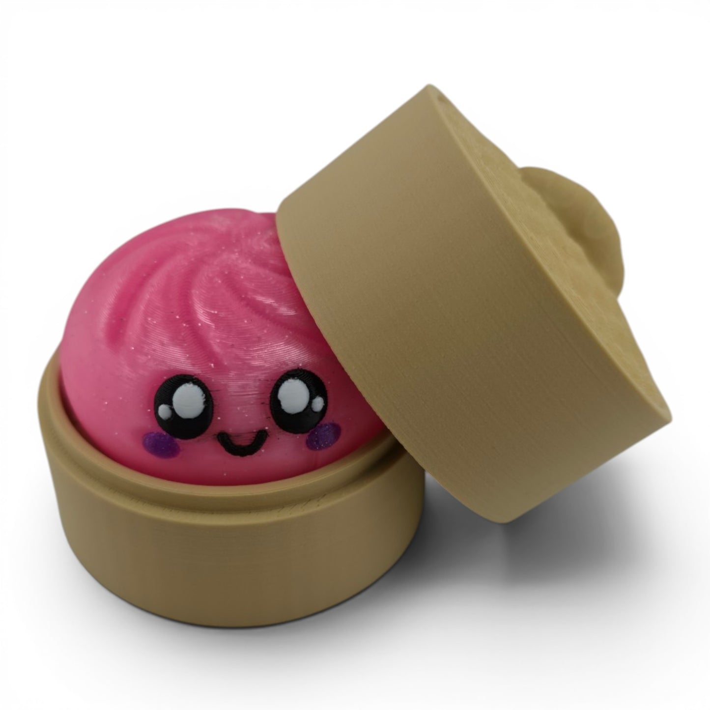 Dumpling Container Clicker – 3D Printed Mechanical Click Sensory Pad for Desk, Stress Relief, Anxiety, ADHD