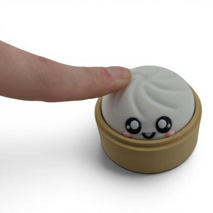 Dumpling Container Clicker – 3D Printed Mechanical Click Sensory Pad for Desk, Stress Relief, Anxiety, ADHD