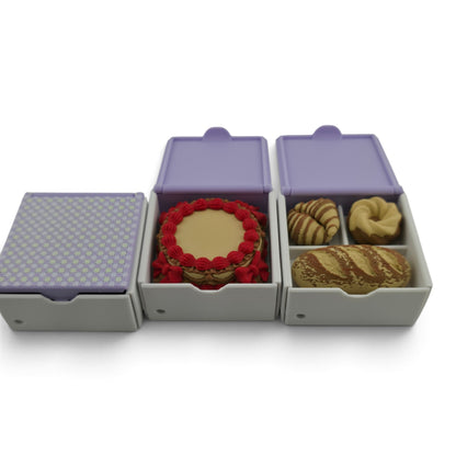 Bakery Box Clicker – 3D Printed Fidget | Openable Lid & Random Pastries | Cute Collectible Desk Decor