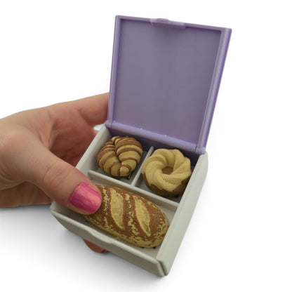 Bakery Box Clicker – 3D Printed Fidget | Openable Lid & Random Pastries | Cute Collectible Desk Decor