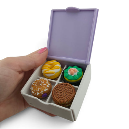 Bakery Box Clicker – 3D Printed Fidget | Openable Lid & Random Pastries | Cute Collectible Desk Decor