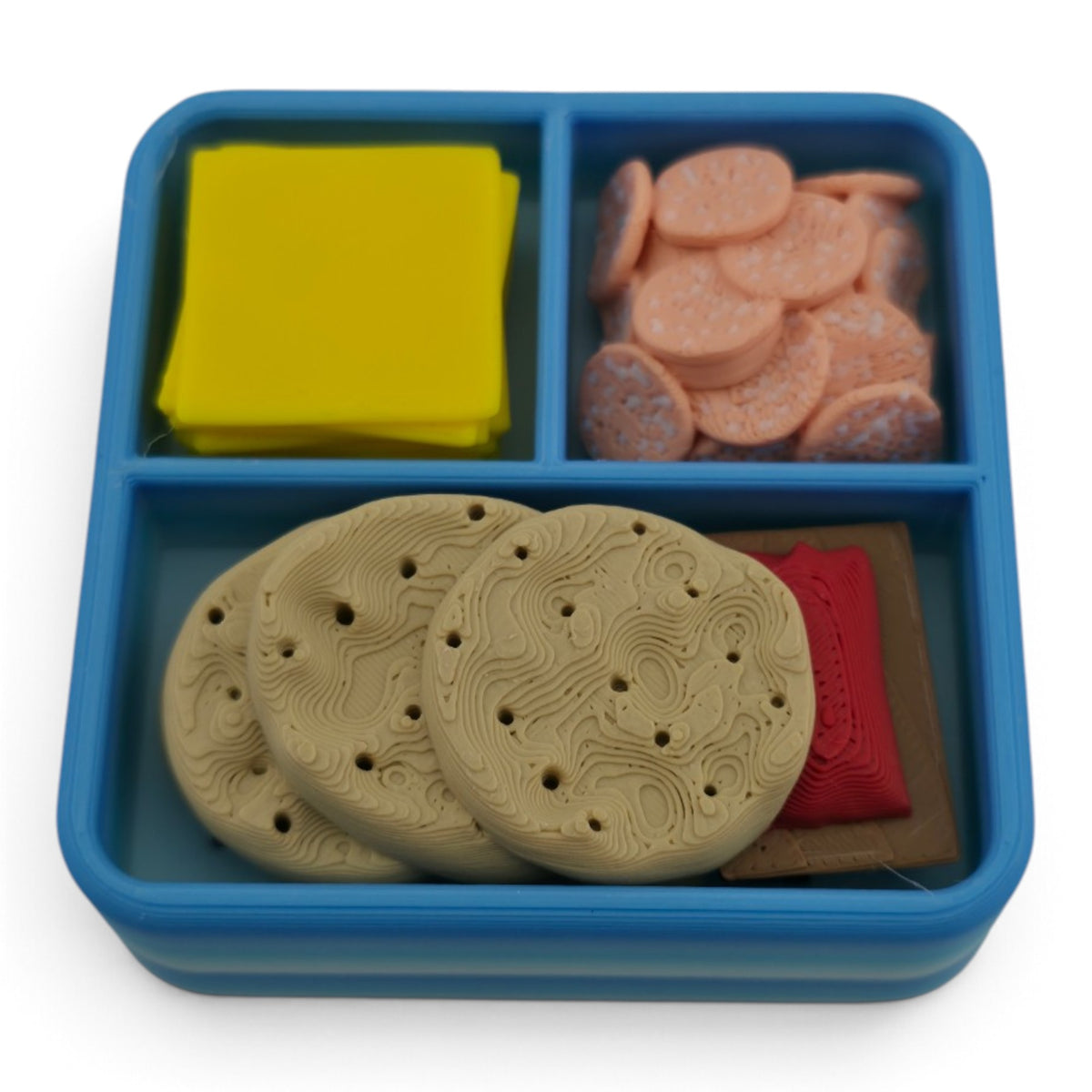 Bento Box Clicker – 3D Printed Fidget | Random Food Inserts | Japanese-Inspired Desk & Collectible Decor