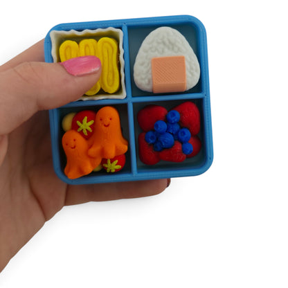 Bento Box Clicker – 3D Printed Fidget | Random Food Inserts | Japanese-Inspired Desk & Collectible Decor