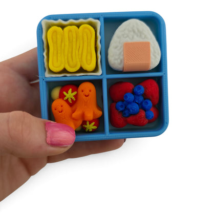 Bento Box Clicker – 3D Printed Fidget | Random Food Inserts | Japanese-Inspired Desk & Collectible Decor