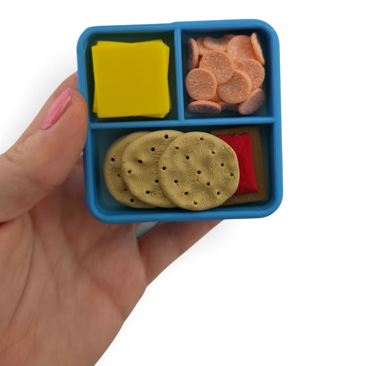 Bento Box Clicker – 3D Printed Fidget | Random Food Inserts | Japanese-Inspired Desk & Collectible Decor