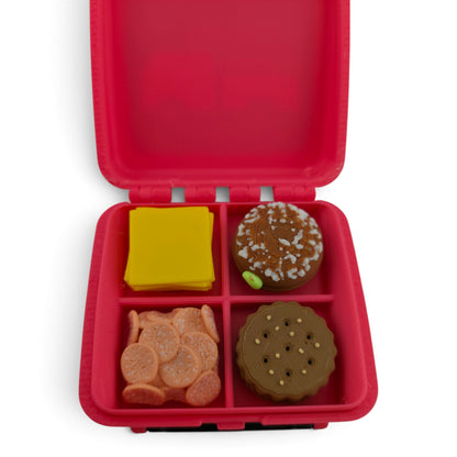 Lunchbox Clicker – 3D Printed Fidget | Movable Handle & Random Food Keycaps | Opening & Closing Lunchbox