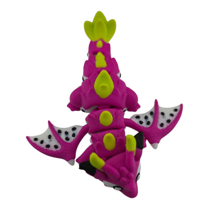 Dragon Fruit Mini Dragon by 3DGOB with fruit-inspired scales and seed-speckled wings