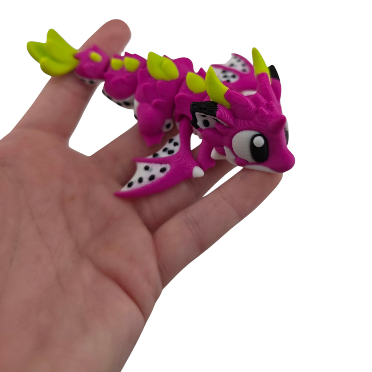 Dragon Fruit Mini Dragon by 3DGOB with fruit-inspired scales and seed-speckled wings