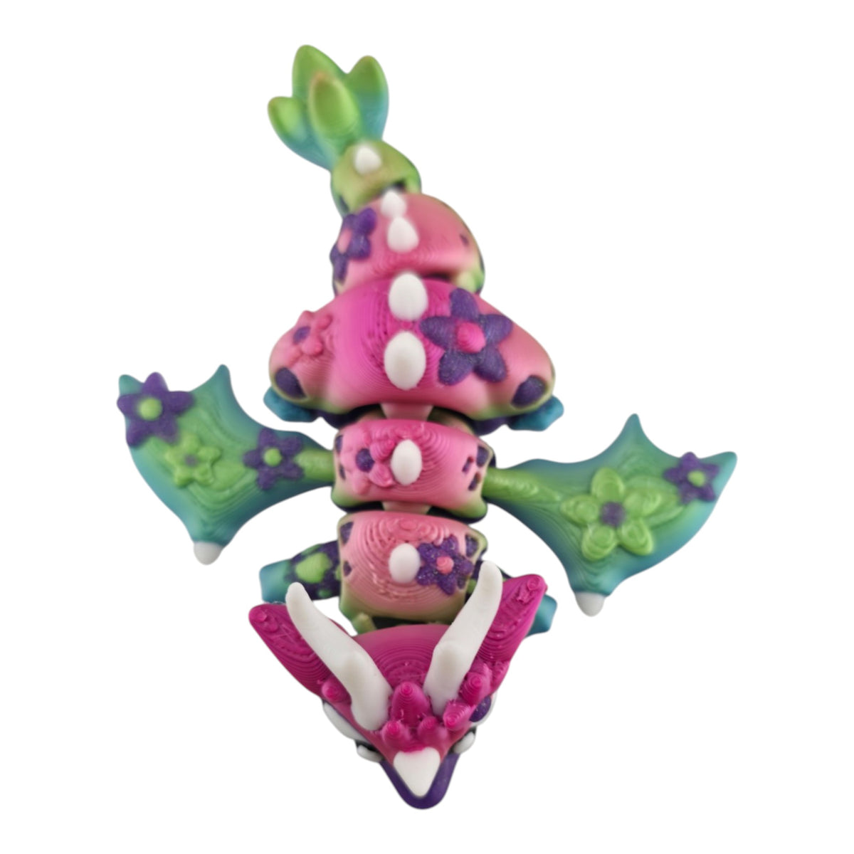 Cherry Blossom Mini Dragon by 3DGOB with sculpted flowers and leafy accents
