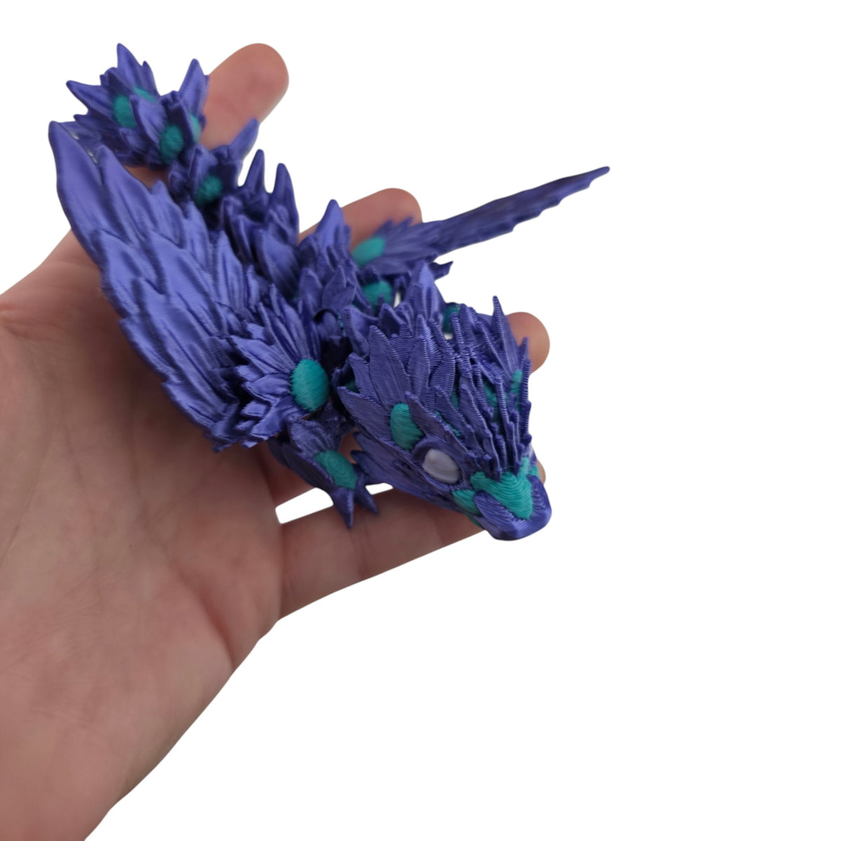 Winged Sunflower Baby Dragon by Cinderwing3D with flower-inspired wing and body details