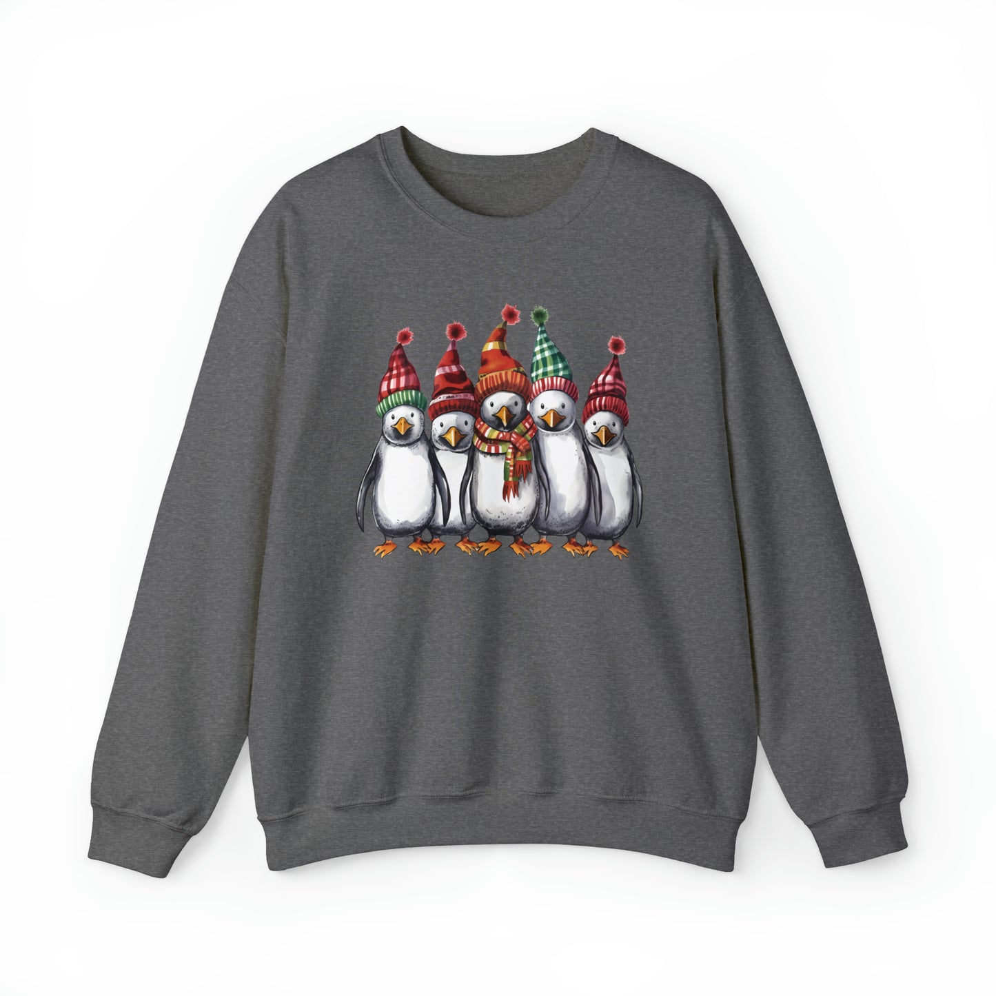 Christmas Penguin Sweatshirt, Xmas Penguin Pullover, Christmas Animal Sweatshirt, Penguin Lover Sweatshirt, Holiday Pullover