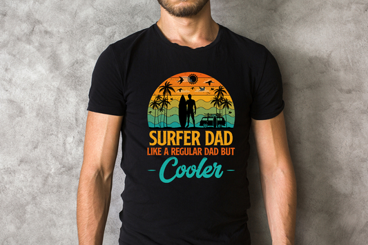 Surfing Dad Tshirt, Surfer Dad Shirt, Surfer Dad Gift, Gift For Surfing Dad, Cooler Surf Dad Tee, Father's Day Gift, Birthday Gift