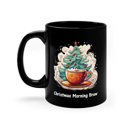 Christmas Morning Brew Mug - Festive Coffee Cup Design, Holiday Beverage Drinkware, Unique Christmas Gift for Coffee Lovers