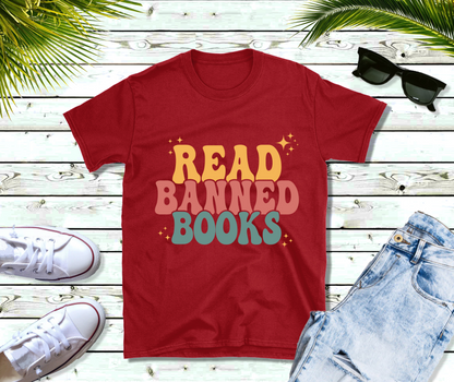 Read Banned Books Shirt, Banned Book Shirt, Reader Shirt, Book Nerd Shirt, Gift For Book Lover, Bookworm Shirt, Book Reader Shirt