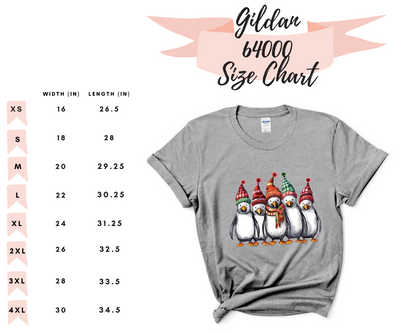 Christmas Penguin T-Shirt | Holiday Penguin Tee | Xmas Penguin Shirt | Christmas Animal Tee | Penguin Lover Shirt | Xmas Animal Tee