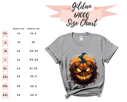 Cute Pumpkin Tee - Jack O' Lantern Halloween Shirt for Women, Kids, Moms & Dads - Spooky Fall T-Shirt - Pumpkin Design