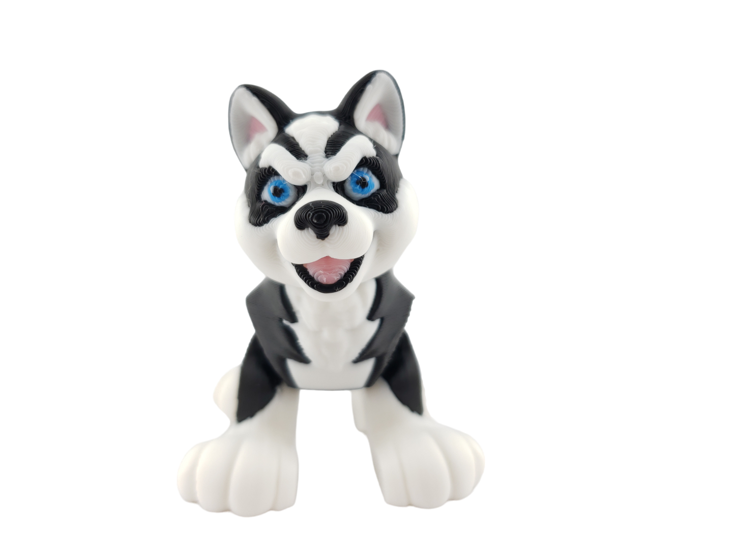 Articulated Husky - 3D Printed Fantasy Creature - Authorized Seller - Articulated Figure