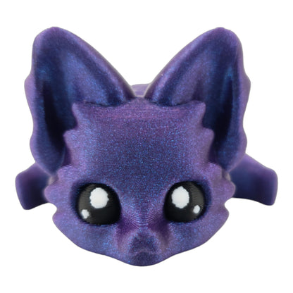 Articulated Cute Flexi Fox 7.5 Inches - 3D Printed Fantasy - Customizable Colors - Authorized Seller - Articulated Desk Buddy
