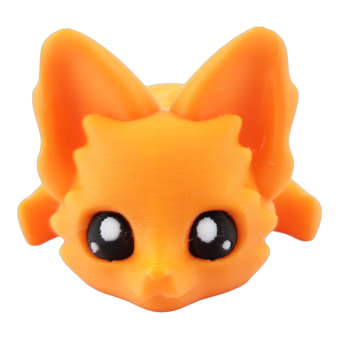Articulated Cute Flexi Fox 7.5 Inches - 3D Printed Fantasy - Customizable Colors - Authorized Seller - Articulated Desk Buddy