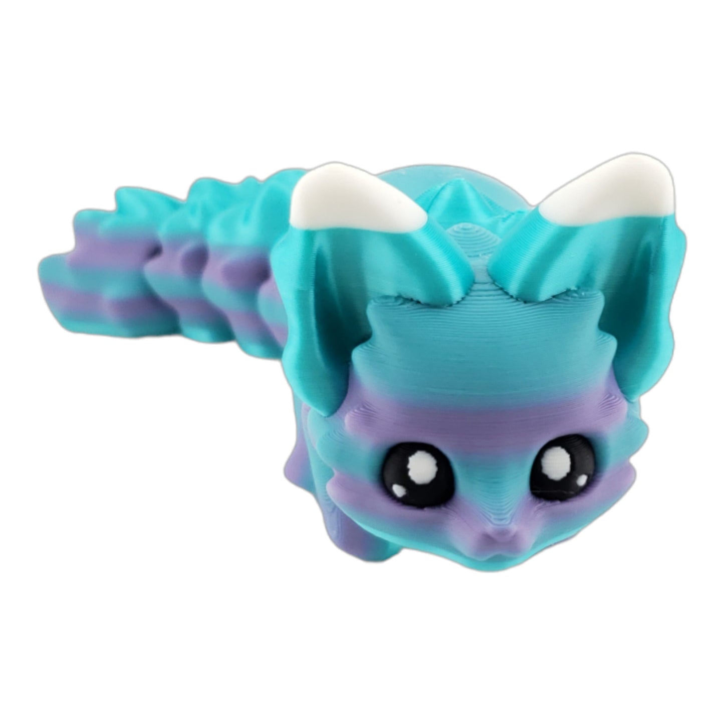 Maddie The Mermaid Flexi Fox 7.5 Inches - 3D Printed Fantasy Creature - Authorized Seller - Articulated