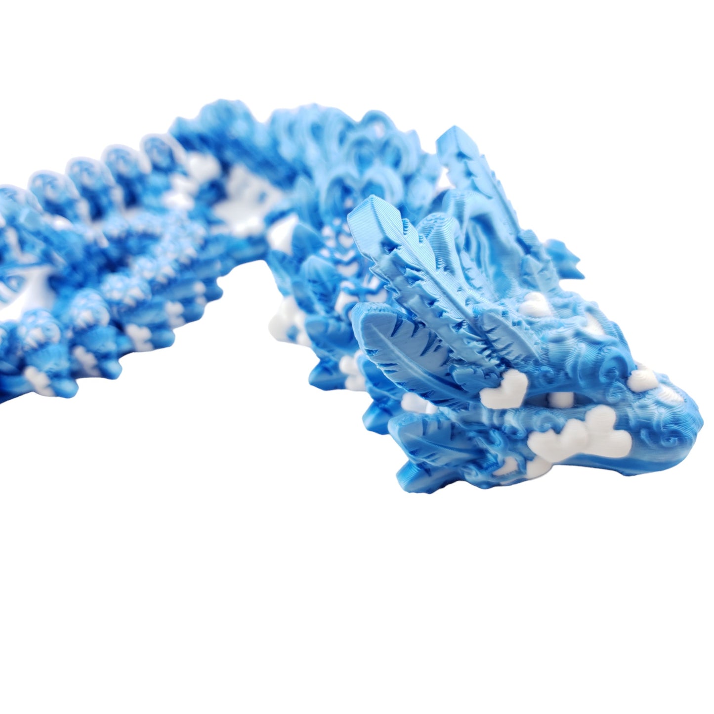 24 Inch Articulated Light Heart Dragon - Fantasy Creature