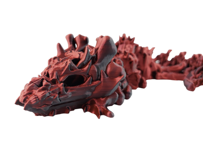 1 Articulated Wicked Hollow Dragon - Adult Full Size - 3D Printed Fantasy Creature - Customizable Colors - Cinderwing3d