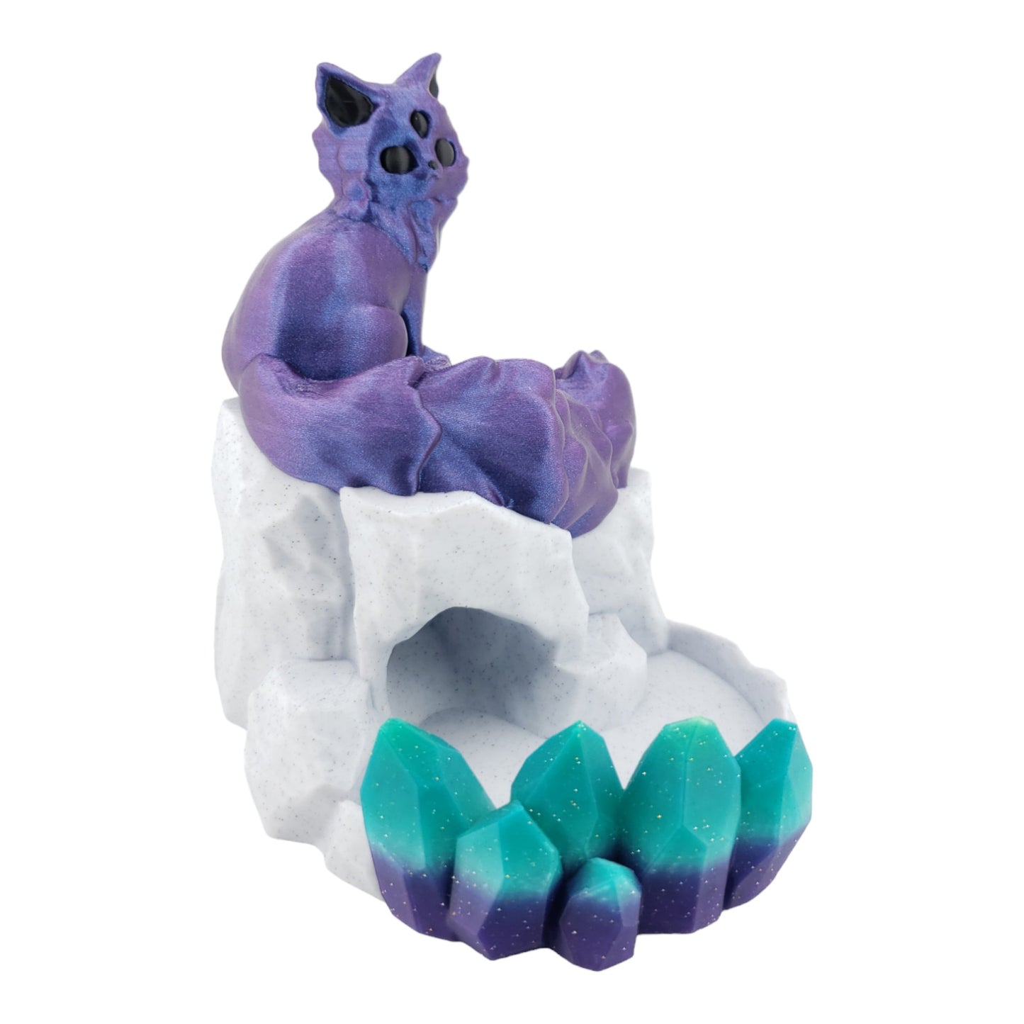 Arcadia Cat Dice Tower – 3D Printed Fantasy Gaming Accessory
