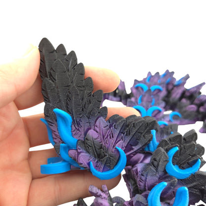 Articulated Lunar Dragon - With and Without Wings - Unique Gift