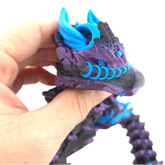 Articulated Lunar Dragon - With and Without Wings - Unique Gift