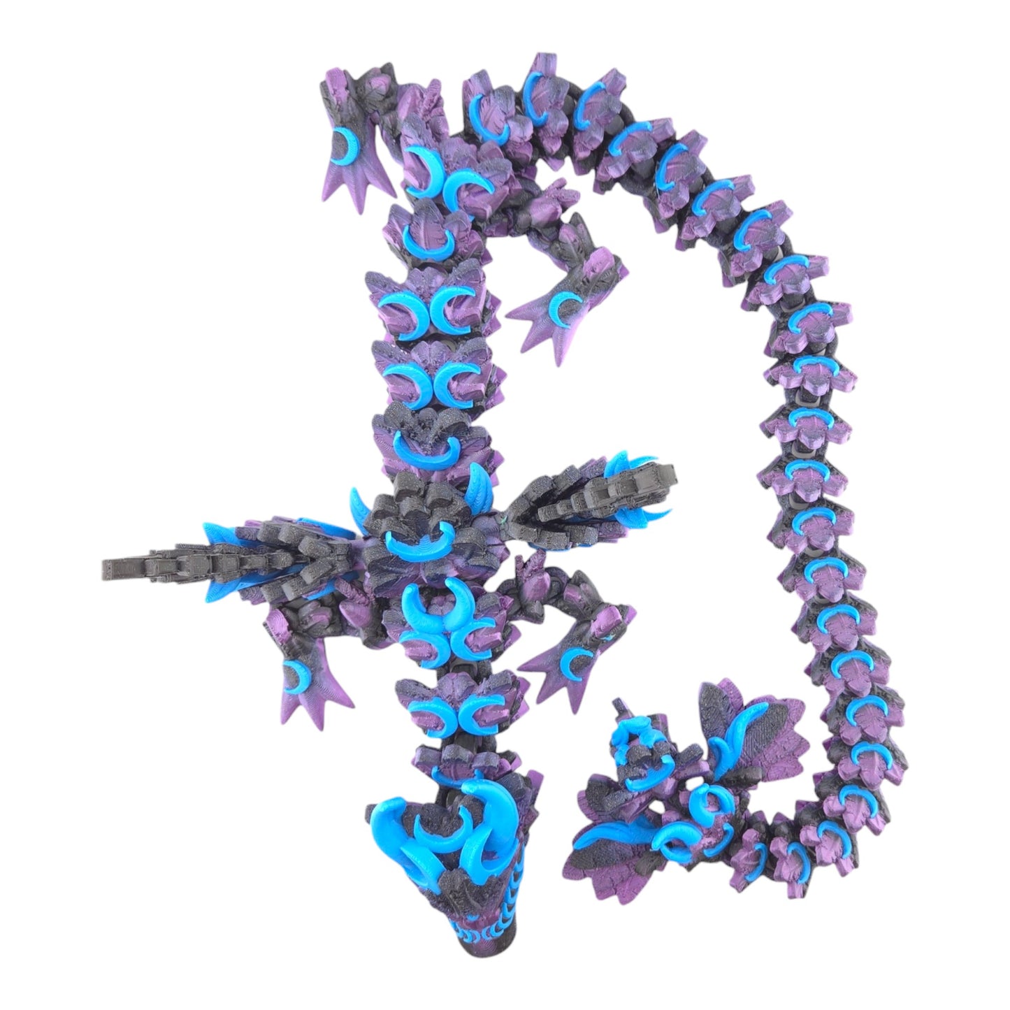 Articulated Lunar Dragon - With and Without Wings - Unique Gift