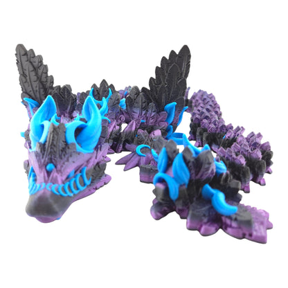 Articulated Lunar Dragon - With and Without Wings - Unique Gift