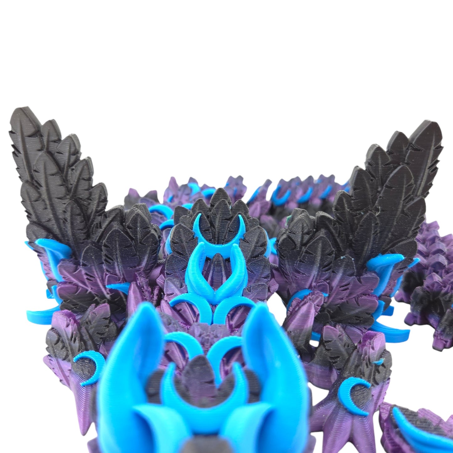 Articulated Lunar Dragon - With and Without Wings - Unique Gift