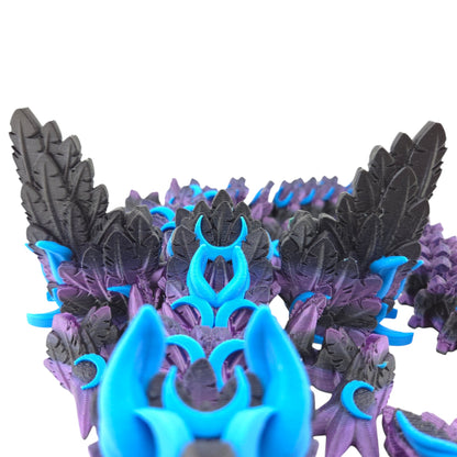 Articulated Lunar Dragon - With and Without Wings - Unique Gift